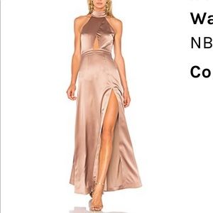 NBD x Revolve -Zendaya dress in warm steel